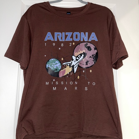 ROMWE Tops - AZ mission to Mars tee 🚀